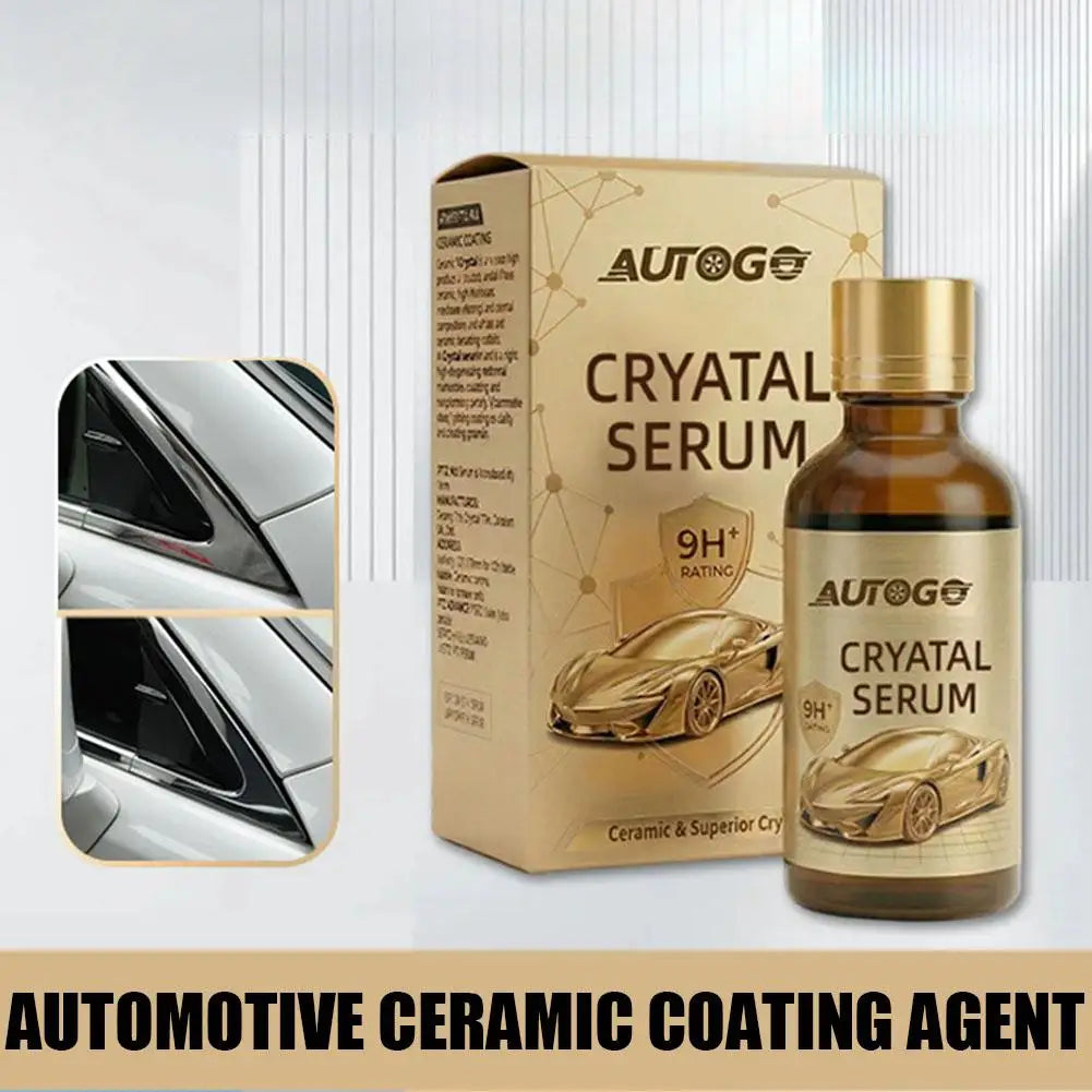Auto Keramikbeschichtungs-Set HD Glasversiegelung Glanzverstärker Langanhaltender Lackschutz Anti-Kratzer Universelle...