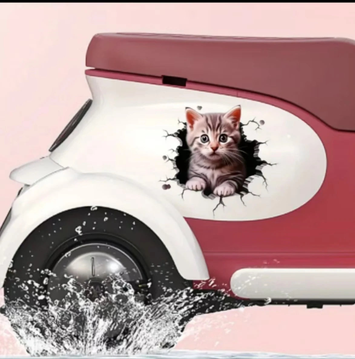 3D Auto-Aufkleber Katze – SwissGlanzGarage Ansicht 4