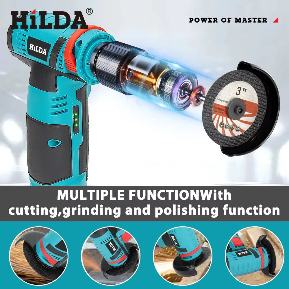 HILDA Mini-Trennschleifer 12V – SwissGlanzGarage Ansicht 3