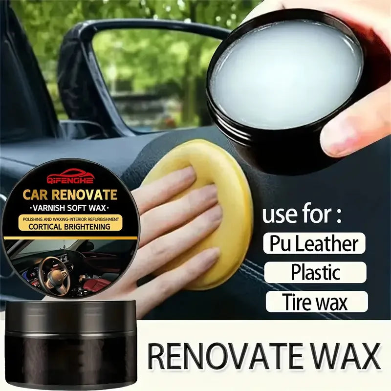 Reparaturwachs für das Armaturenbrett, Anti-Aging und Aufhellung, Reifenglanzwac