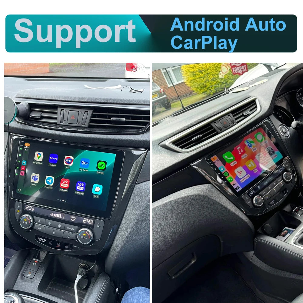 SINOSMART Android GPS für Nissan Qashqai J11 – SwissGlanzGarage Ansicht 4