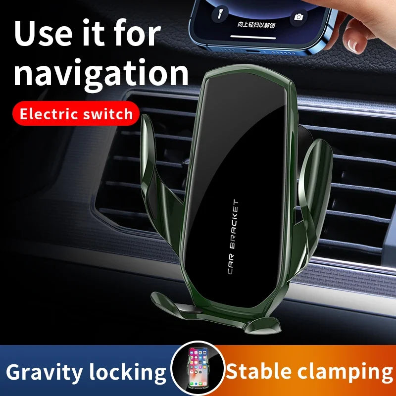 Autotelefonhalter Ständer Mobile Smartphone Air Vent Gravity Autohalterung GPS-Unterstützung in Autohalterung für iPh...