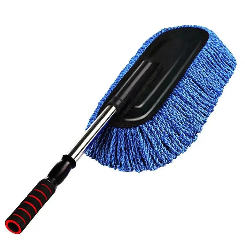 Mikrofaser-Autowaschbürsten-Mopp-Set, Handschuh-Schwamm mit langem Griff, Auto-R