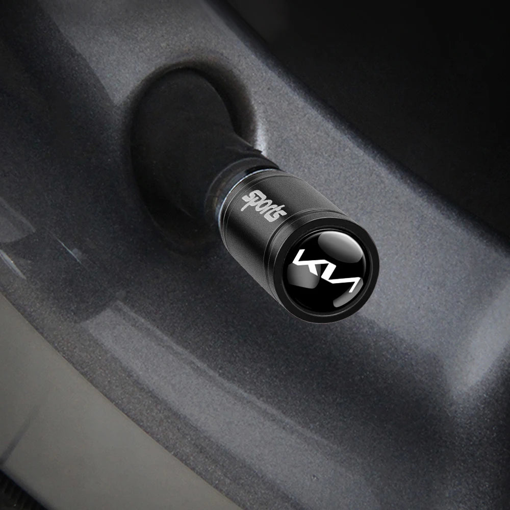3D Metall Ventilkappen für KIA K5 K2 K3 Cee – SwissGlanzGarage Ansicht 6
