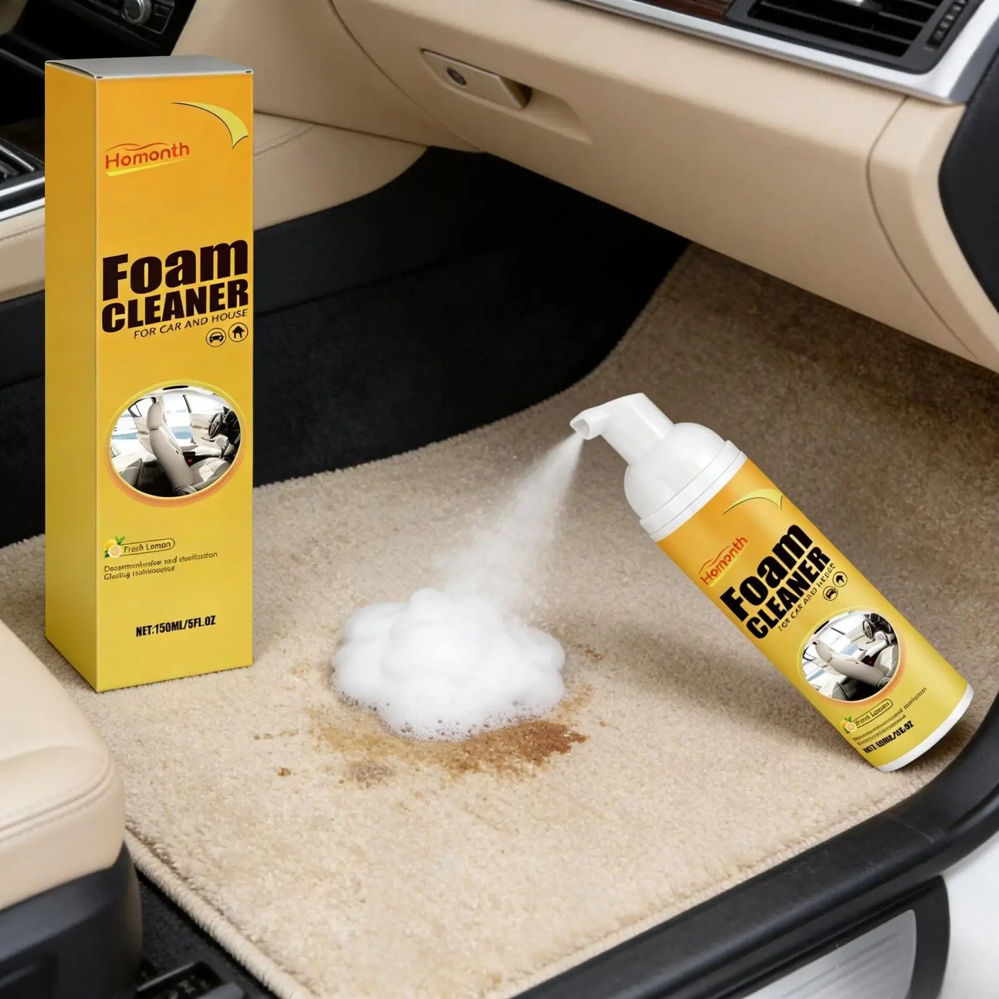Auto-Schaumreiniger-Spray Multifunktionaler Lederreiniger