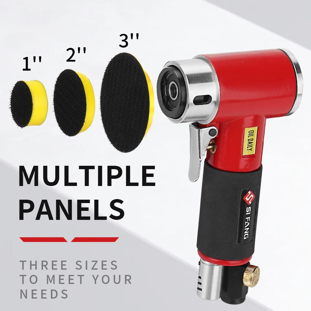 Mini Druckluft-Exzenterschleifer Pneumatik-Set für Autoaufbereitung
