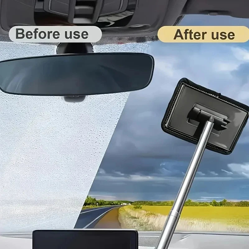 Scheiben-Reinigungswerkzeug mit Mikrofaser-Pads – SwissGlanzGarage Ansicht 5