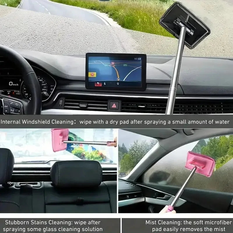 Teleskop-Scheiben-Reiniger Mikrofaser – SwissGlanzGarage Ansicht 3