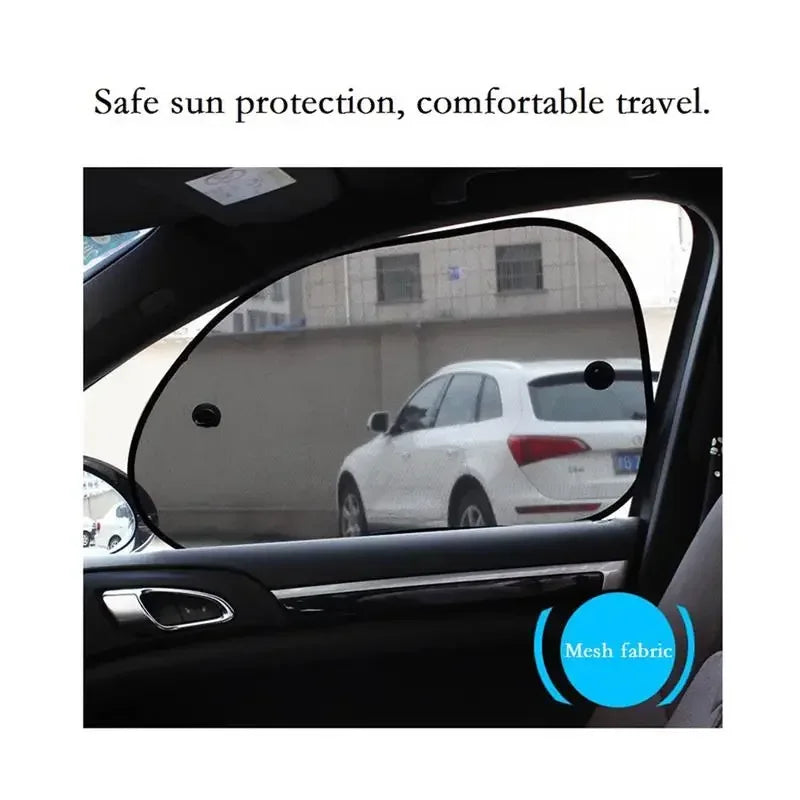2 Stück Baby-Autofenster-Sonnenschutz für Seitenfenster, Sonnenschutz, Sichtschutz, UV-Schutz, Netz, Auto-Sonnenschut...