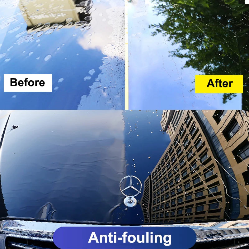 Keramikbeschichtung für Autolack, Spiegelglanz, Kristallwachs-Spray, Nano-hydrophob, schmutzabweisend, Auto-Detailing...