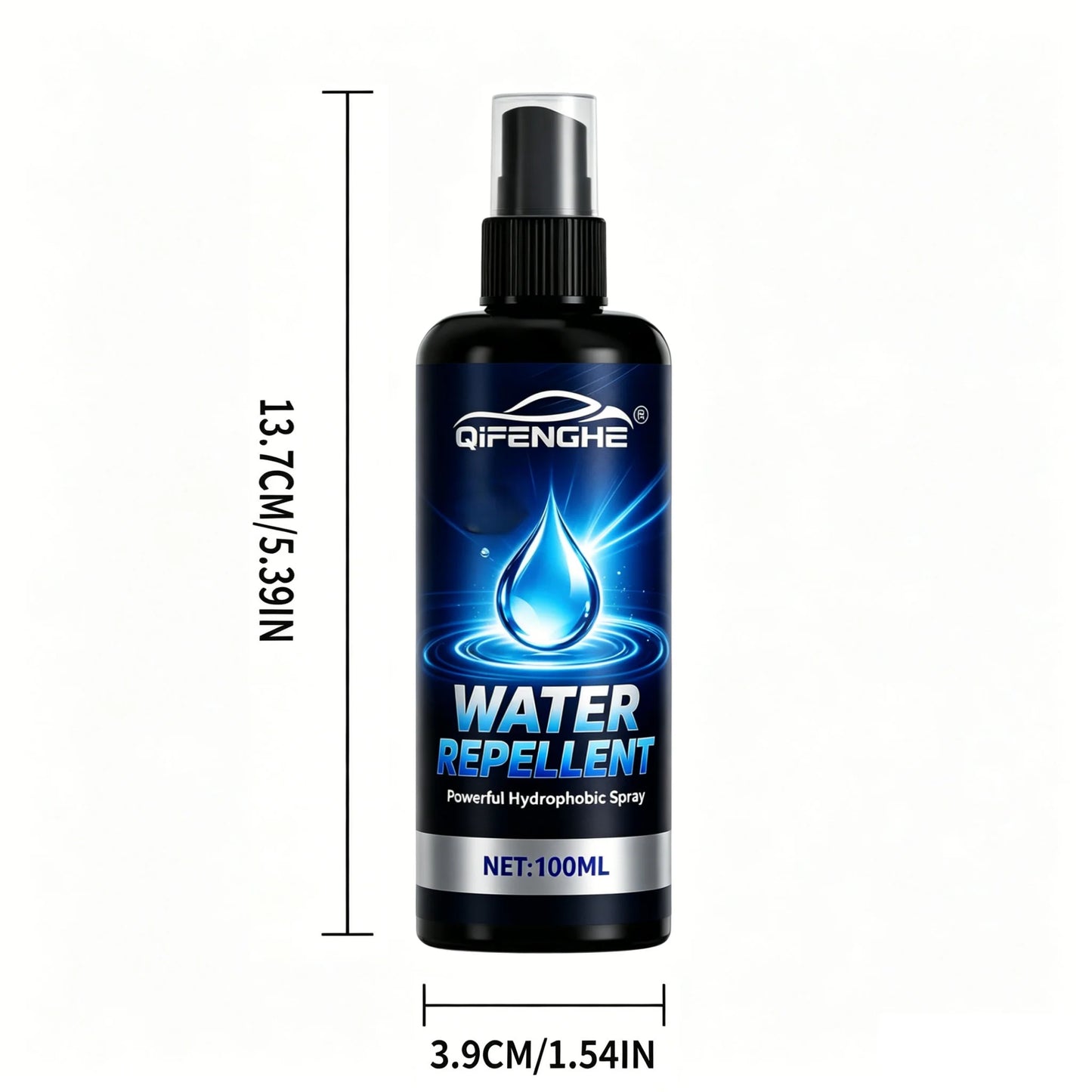 Auto-Wasserabweisender Spray, Leistungsstarke Hydrophobe Beschichtung für Windschutzscheiben & Fenster