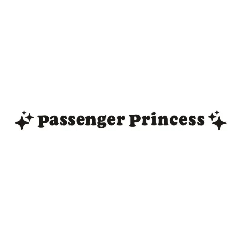 Spiegelaufkleber Passenger Princess – SwissGlanzGarage Ansicht 6