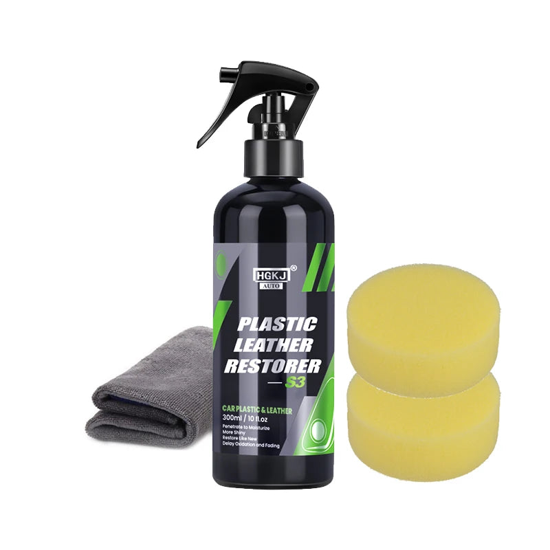 HGKJ S3 Kunststoff- und Lederpflege-Spray für Fahrzeuginnenraum