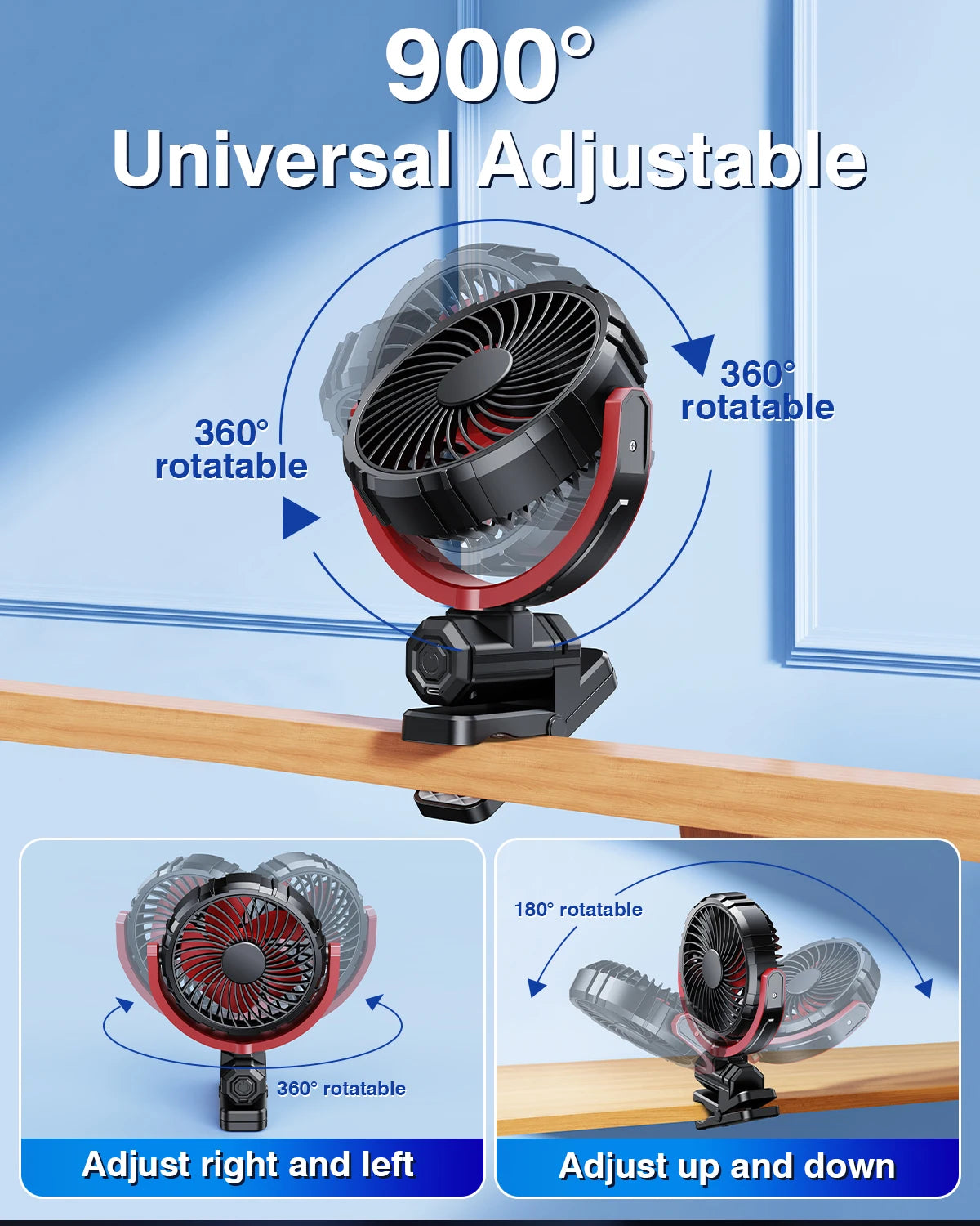 USB Ventilator 2000mAh – SwissGlanzGarage Ansicht 5