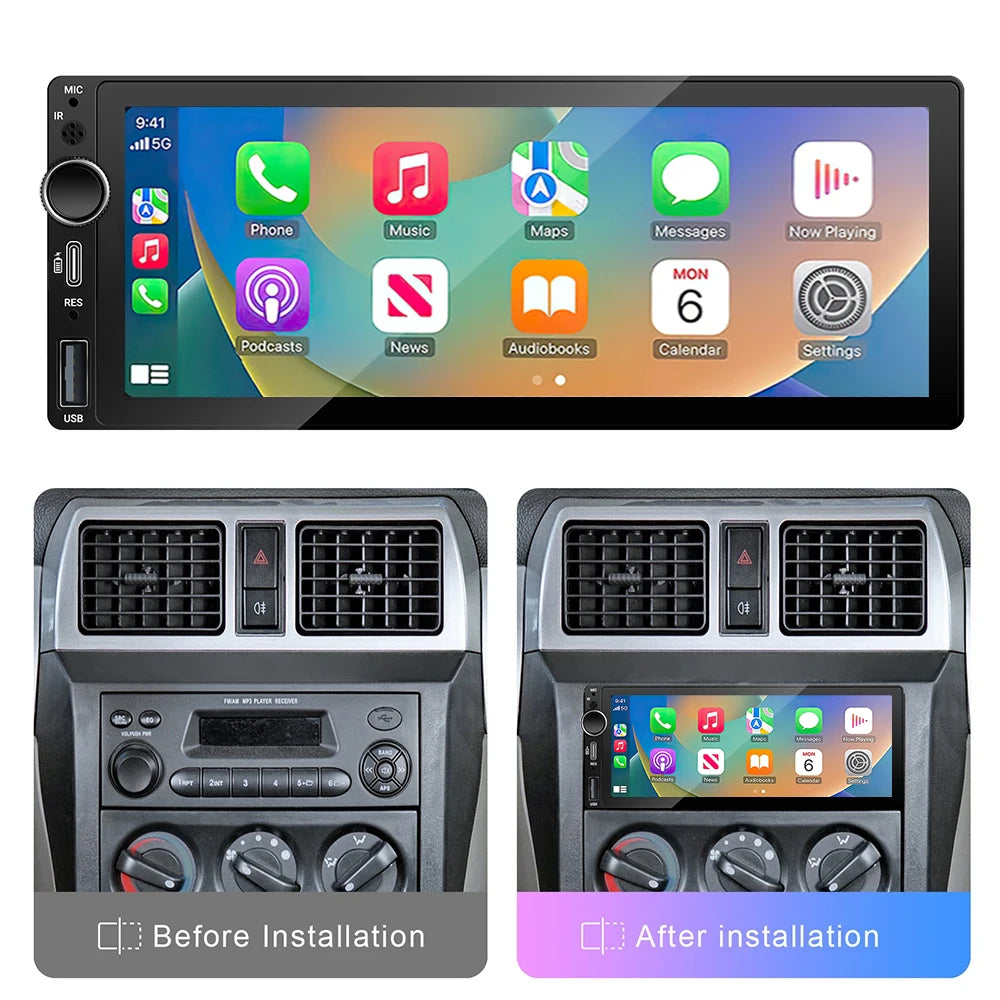 Kabelloser CarPlay & Android Auto Adapter 6.9 Zoll – SwissGlanzGarage Ansicht 5