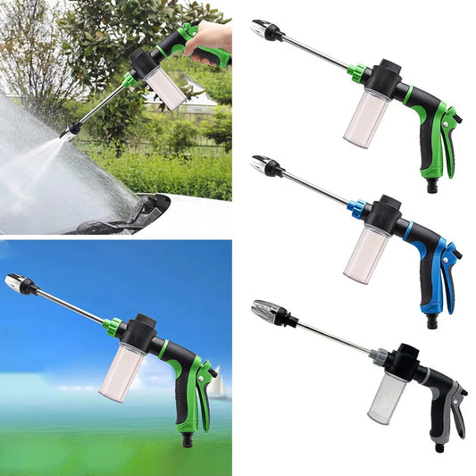 Hochdruck-Autowaschschaumpistole mit Drucksprühflasche, verstellbare Sprühdüse f