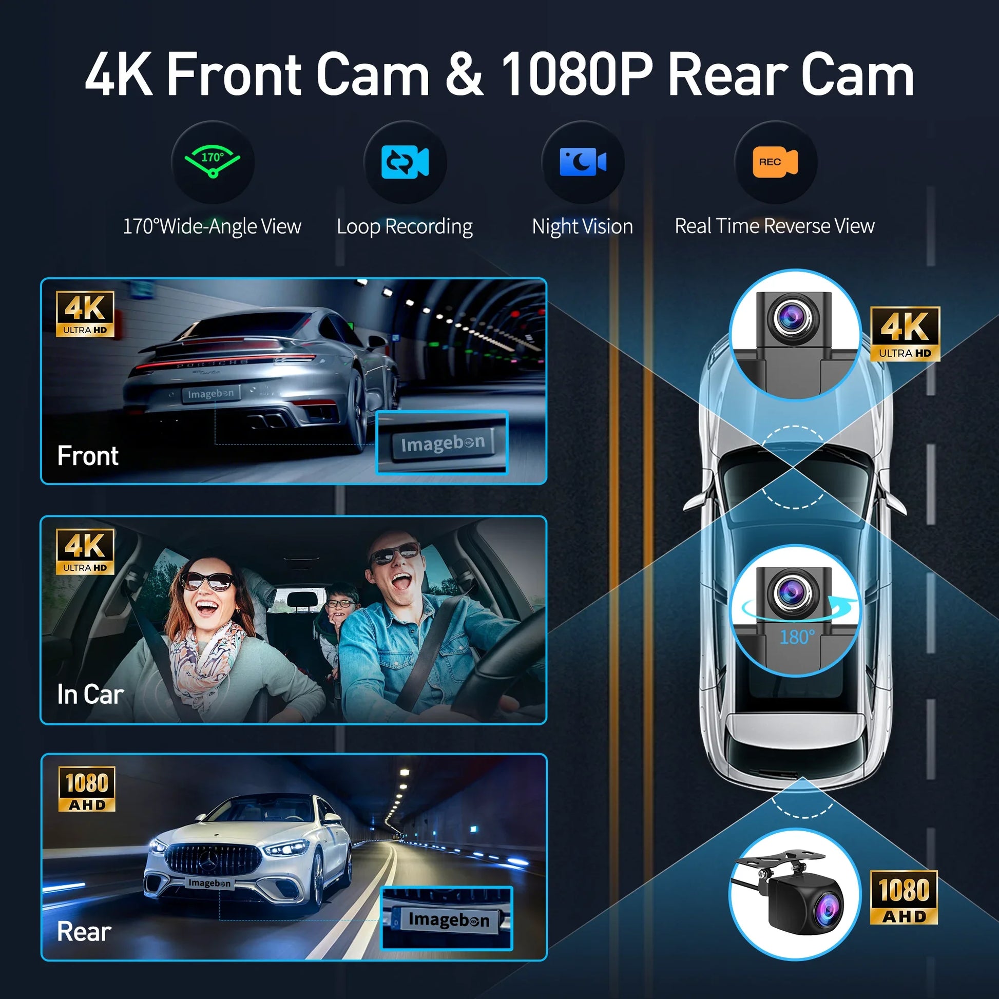H70 Plus 11.4" 4K QLED Dash Cam – SwissGlanzGarage Ansicht 6