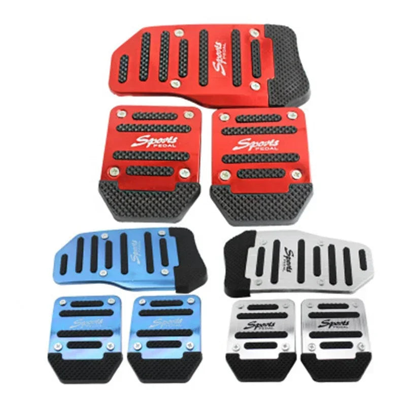 Aluminium Auto Pedal-Set Rot – SwissGlanzGarage Ansicht 4