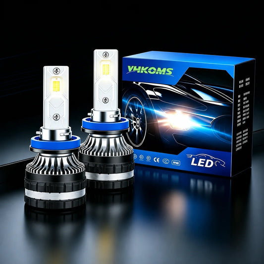 YHKOMS 80W H4 H7 H1 LED Scheinwerfer