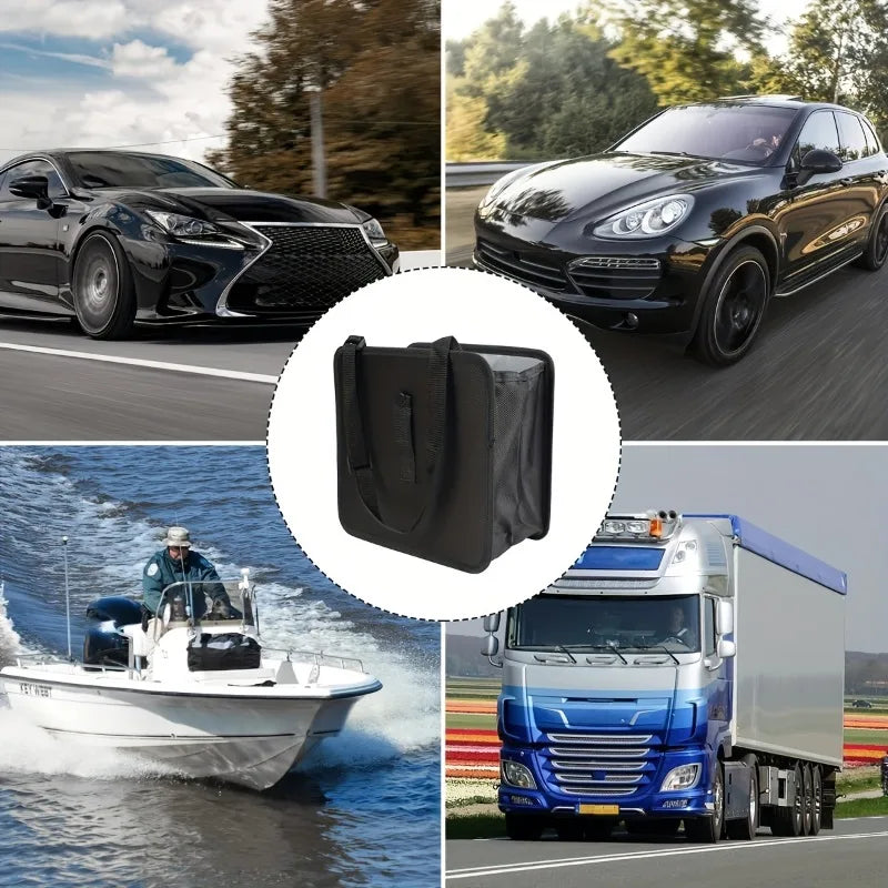 Auto-Rücksitz-Organizer Oxford-Stoff – hängend – SwissGlanzGarage Ansicht 5