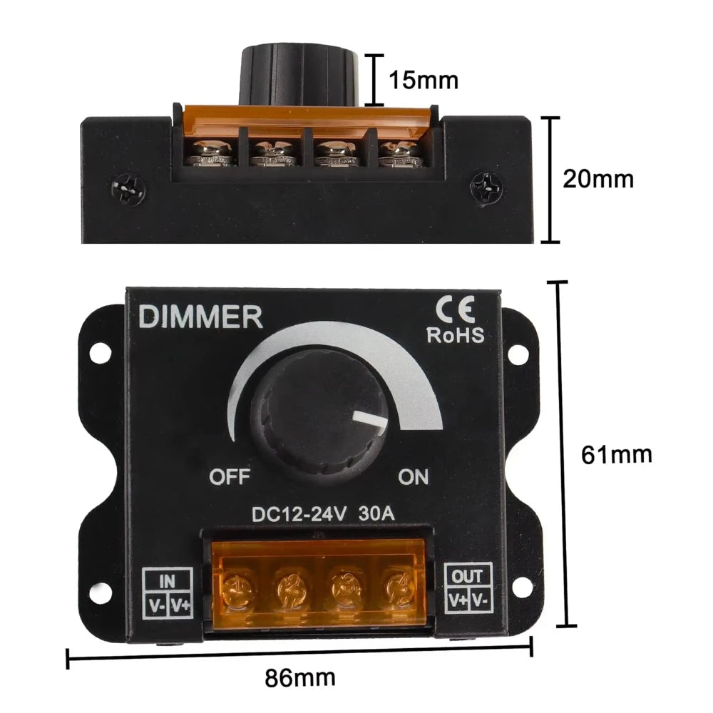 USB LED Ambientebeleuchtung Mini Lampe Auto 12 V – SwissGlanzGarage Ansicht 4