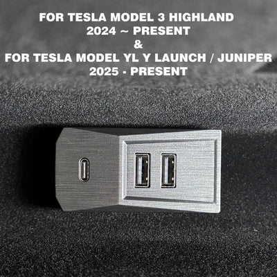 TESY USB Hub für Tesla Model Y – SwissGlanzGarage Autopflege Schweiz