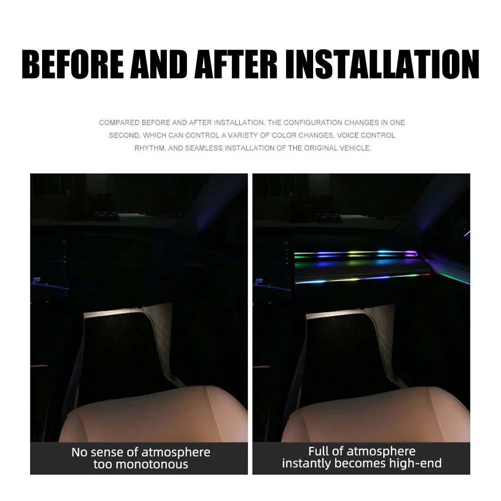 RGB Innenraum LED Streifen Set – SwissGlanzGarage Ansicht 3