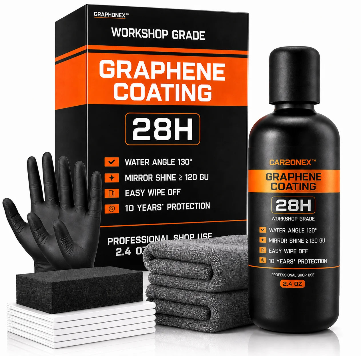 Graphen-Keramikbeschichtung 28H – hydrophobe Autolack-Schutzbeschichtung, Kratzr