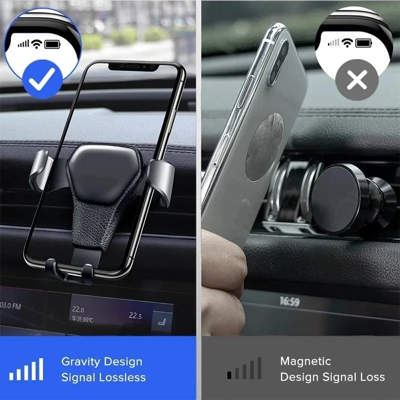 Schwerkraft Auto Handy halter für Entlüftung Handy halterung Clip Stand Auto Smartphone GPS Unterstützung für iPhone ...