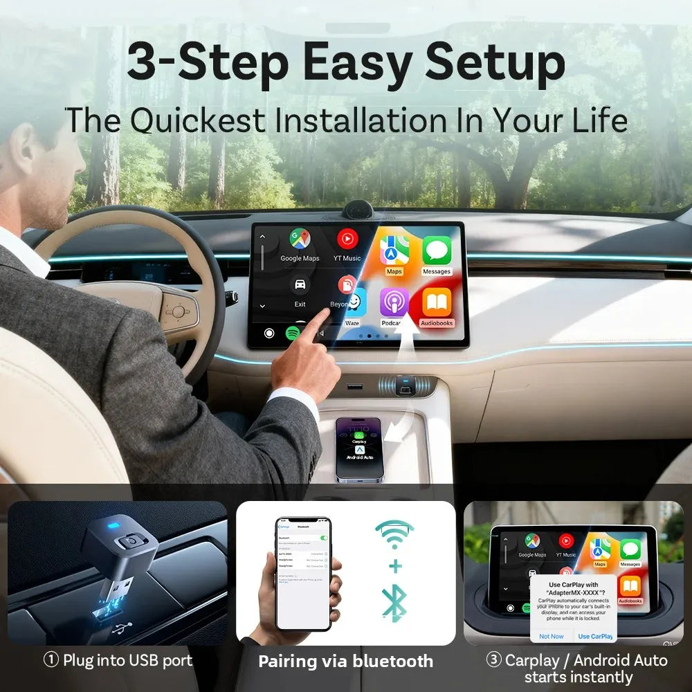 Mini Ultra 3 Kabellos CarPlay Adapter – SwissGlanzGarage Ansicht 3