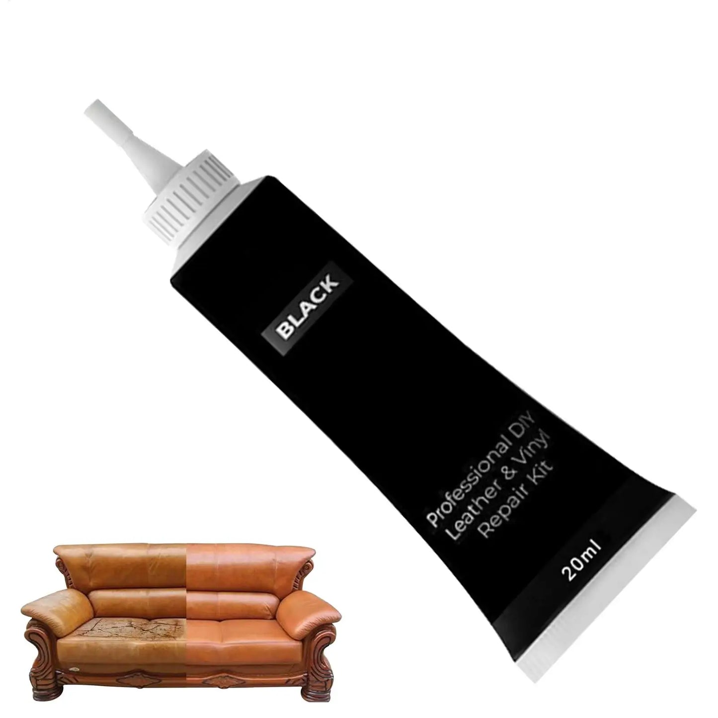 20G Lederreparaturgel Schwarz/Weiß/Grau Reparatur Home Autositz Leder