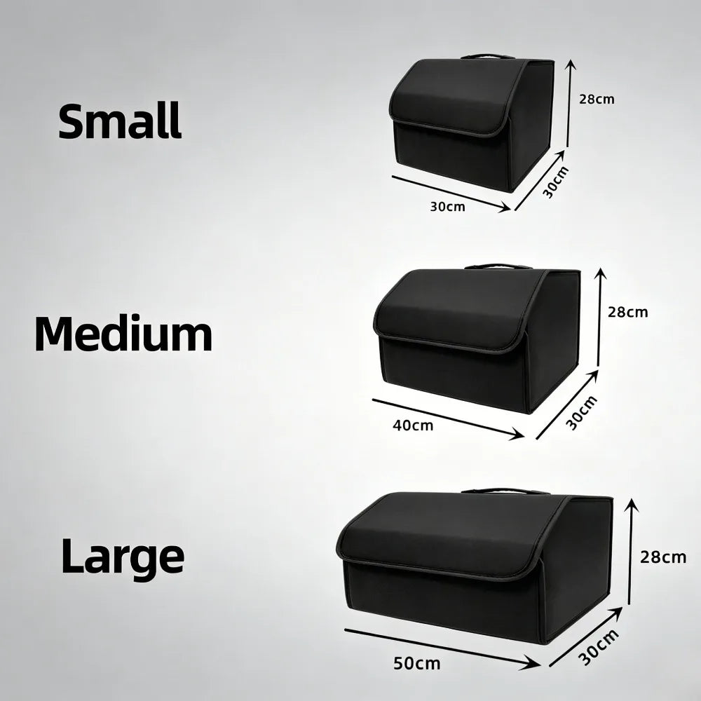 Lagerung Box PU Leder Mehrzweck Faltbare Auto Stamm Lagerung Organizer Auto Stamm Organizer Verstauen Aufräumen Auto ...