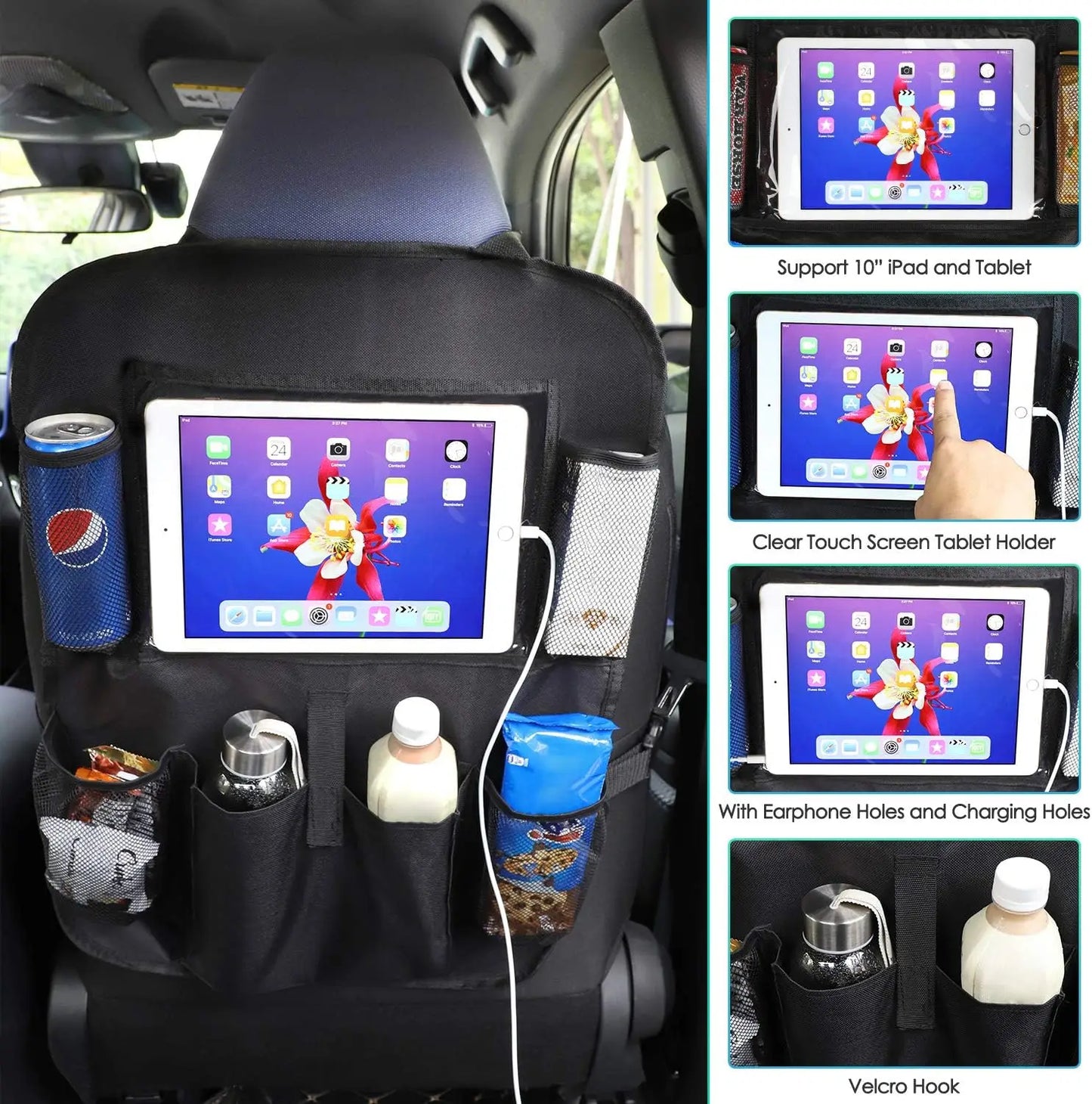 2er-Pack Auto-Rücksitz-Organizer