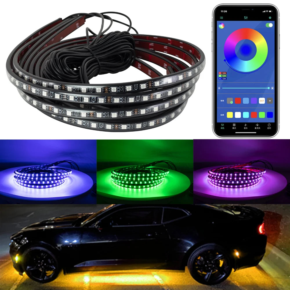Auto Underglow Neon Licht Umgebungs Flexible LED…
