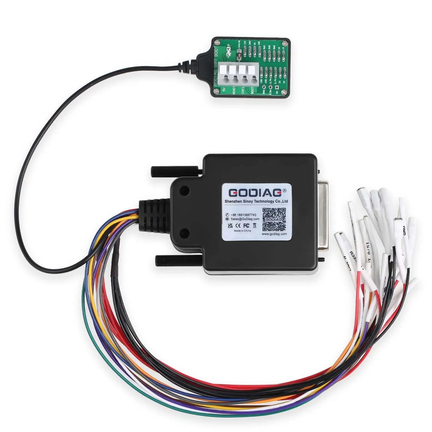 GODIAG ECU GPT Boot OBD2 Diagnoseadapter – SwissGlanzGarage Ansicht 3