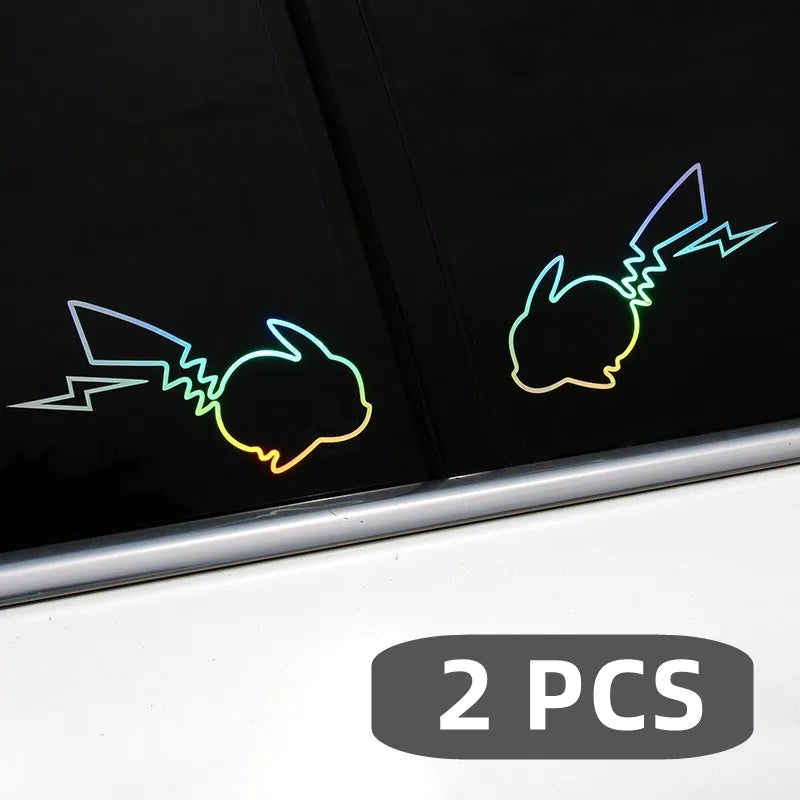Pokemon Pikachu Auto-Aufkleber Set – SwissGlanzGarage Ansicht 2
