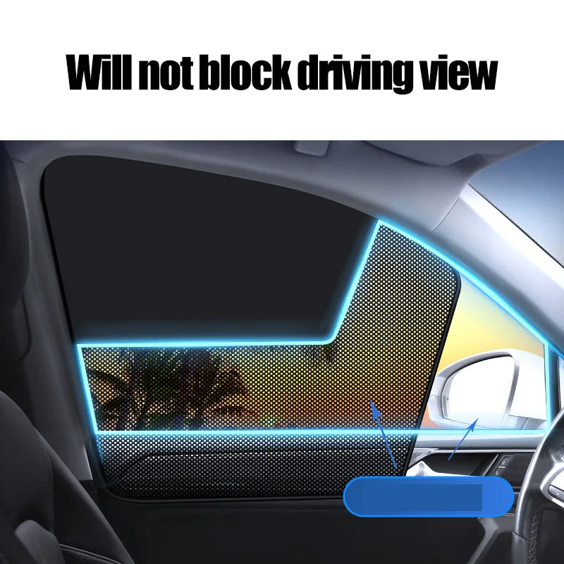 Auto Fenster Sonnenschirm Magnetische Auto Vorhang Für Baby Sonnenschutz Vorne Hinten Seite Fenster Sonnenschirm Auto...