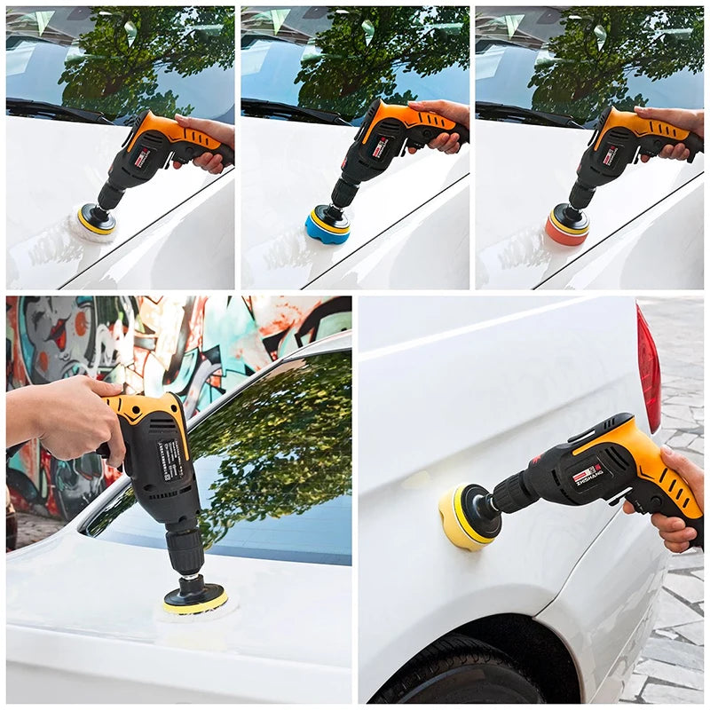 3-Zoll-Autopolierpad-Set aus Schaumstoff und Wolle mit selbstklebender Rückseite, kompatibel mit DA-Poliermaschinen f...