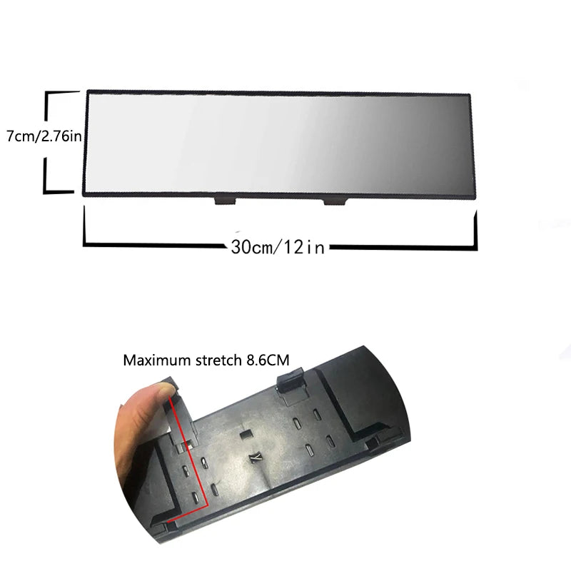 Universal Anti-Glare Rückspiegel Weitwinkel – SwissGlanzGarage Ansicht 6