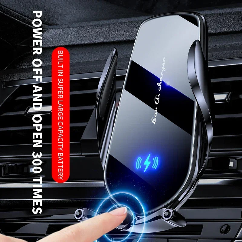 Auto Drahtlose Ladegerät Halter Auto Telefon Halterung 15W Schnelle Ladestation Halterung Für iPhone 16 15 14 13 12 1...