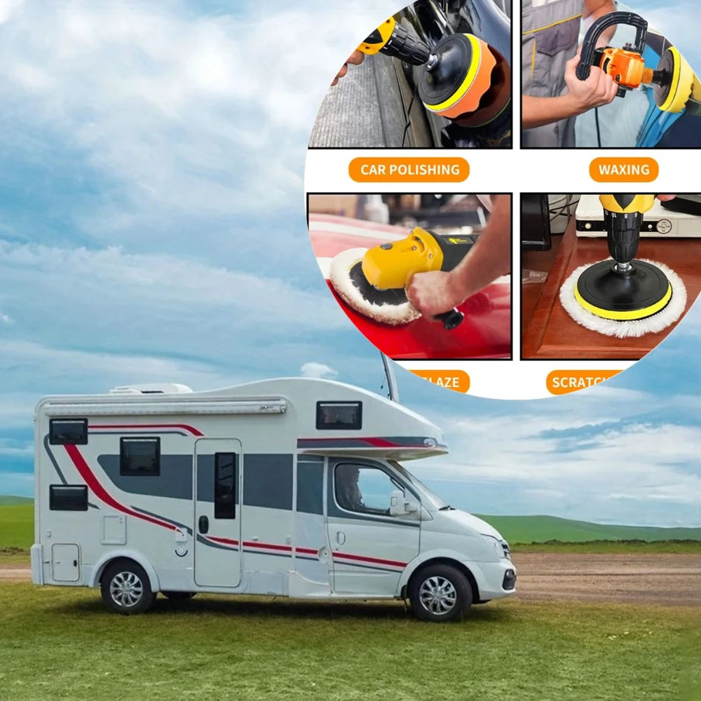 3/4/5 Zoll Auto-Polierscheibe Set – SwissGlanzGarage Ansicht 5