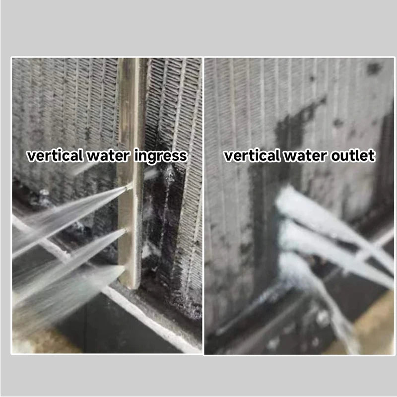 Heavy-Duty Vehicle Water Tank Removal-Free Radiator Condenser Cleaning Tool Water and Steam Dual-Use With 1/4 for Large