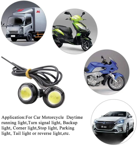 2-10 Stück COB LED Auto Eagle Eye Licht – SwissGlanzGarage Autopflege Schweiz