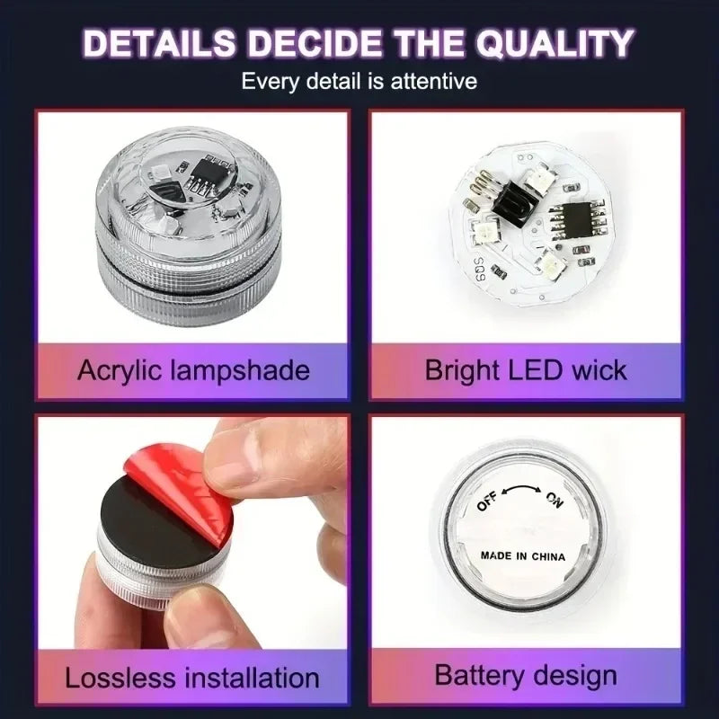 LED Innenraumbeleuchtung Set 8-teilig – SwissGlanzGarage Ansicht 5