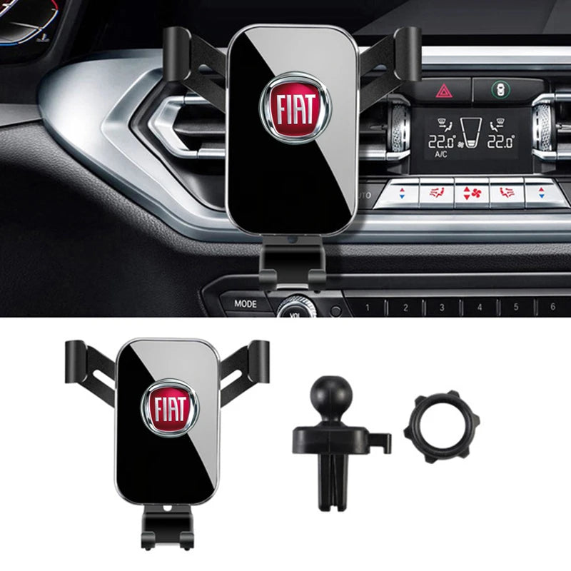 Schwerkraft-Autotelefonhalter, Auto-Entlüftungs-Clip-Halterung, Handyhalter für Fiat Punto Abarth 500Stilo Ducato Pal...
