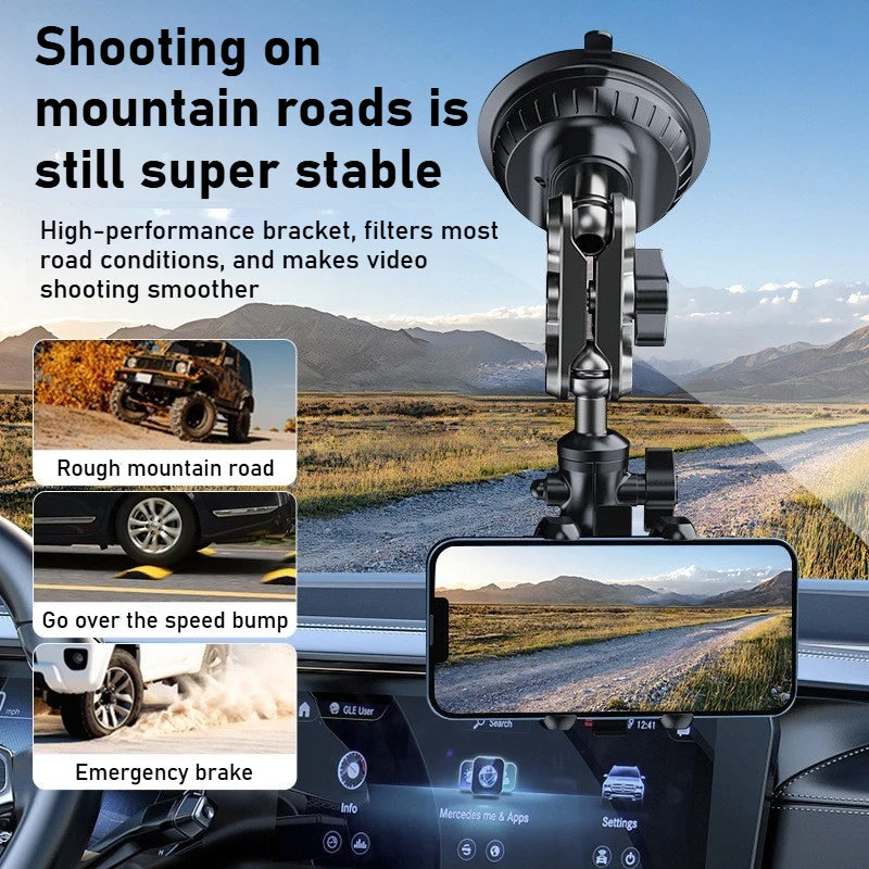 Auto-Handyhalterung Universeller Magischer Arm Saugnapf Verstellbare Windschutzscheiben-Halterung Freisprecheinrichtu...