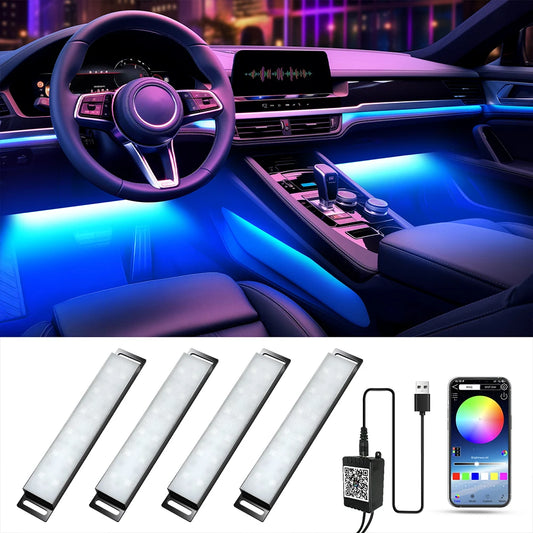 Auto-Innenraum Ambiente RGB LED-Licht Neon Mehrfarbig Dynamische