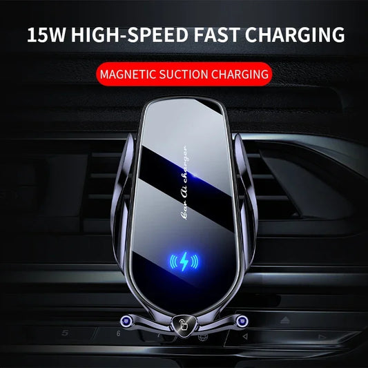 Auto Drahtlose Ladegerät Halter Auto Telefon Halterung 15W Schnelle