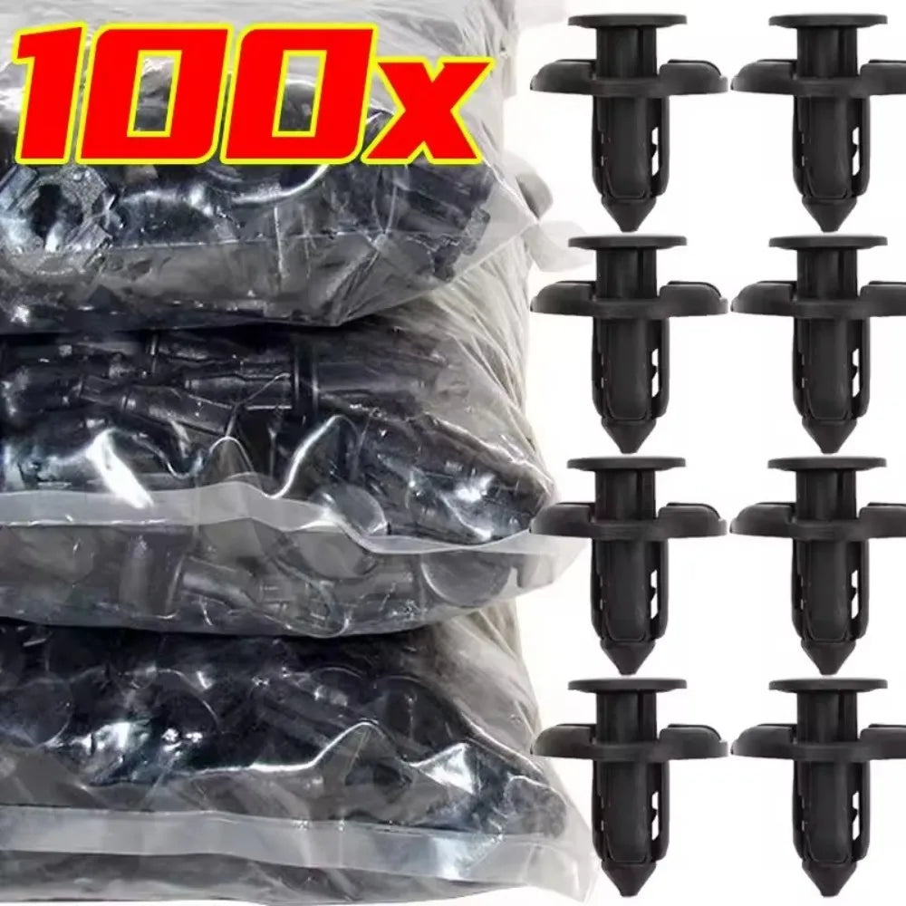 8mm Schwarze Stossstangen Clips Set – SwissGlanzGarage Ansicht 3