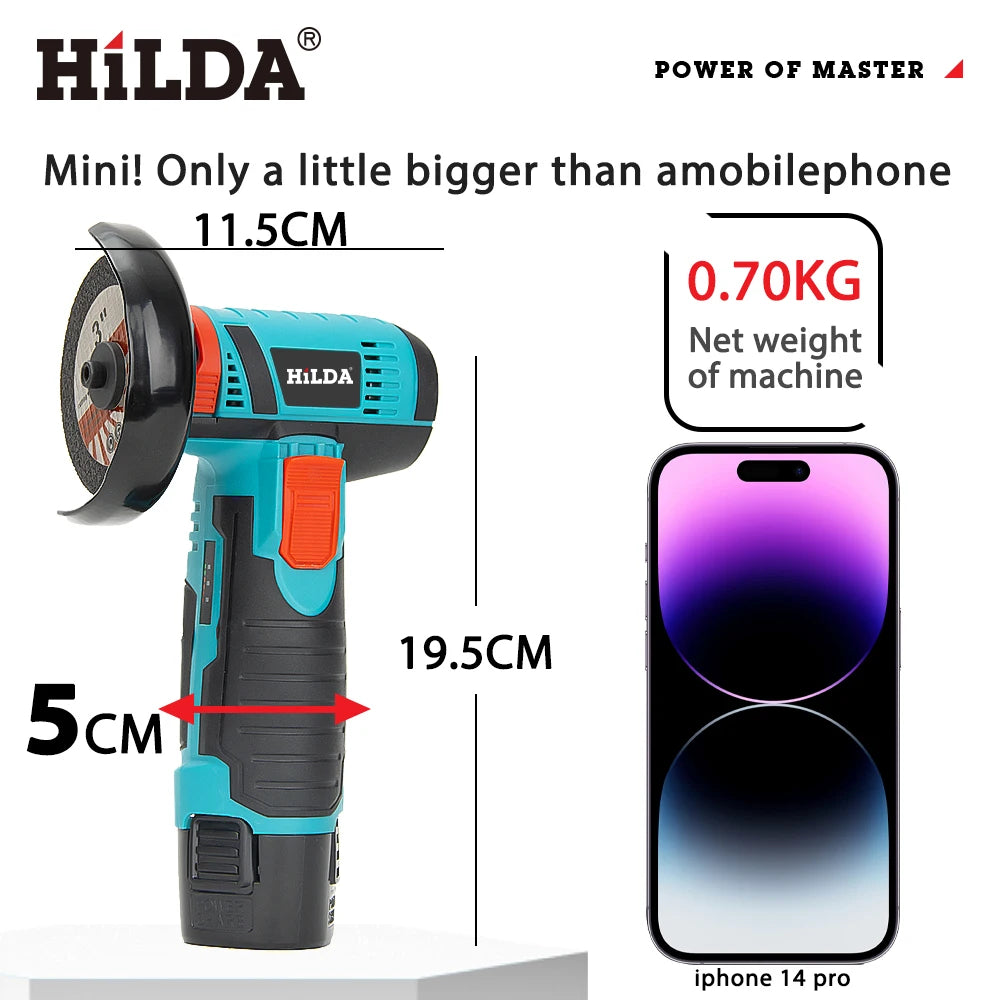 HILDA Mini-Trennschleifer 12V – SwissGlanzGarage Ansicht 4